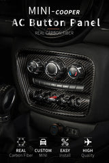 Carbon Fiber AC Panel Frame for Mini Cooper Car Interior Accessory GMUNI