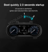 Digital LCD Instrument Cluster for Maserati Ghibli 2014–2023 Android Head Unit Aotsr