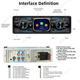 1Din Touch Screen MP3 Car Radio Bluetooth Stereo