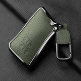 Aluminum Alloy Goatskin 5 Button Car Key Case Cover For Lexus LM350h LM500H 2023 2024 Car Key Protection Shell Accessories