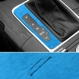 For Audi 8V A3 S3 (2014-2019) Sport Gear Shift Cover Panel Trim Frame Stickers Made of Alcantara Car Interior Tuning Accessor