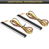 Universal Sequential Switchback LED DRL Light Bar for Cars LED Ambient Light iJDM