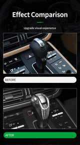 Carbon Fiber Gear Shift Knob for Porsche Macan 2018-2021 Car Interior Accessory GMUNI