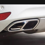 Stainless Exhaust Tip Covers For Volvo XC90 S90 V90 Car Interior Accessory LINGLUYANG