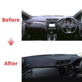 Custom Fit Dashboard Cover Pad for Nissan Qashqai J11 2014-2020 Dashboard Mat CATUSIKI