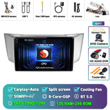 Android 15 QLED Head Unit with CarPlay for Lexus RX 2003–2013