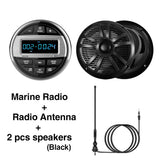 IPX5 Waterproof Marine Stereo with Bluetooth Universal