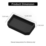 Toyota RAV4 2026 Car Dashboard Storage Tray Display Screen Rear Storage Box Silicone Tray Organizer Accessories Black Car Int