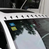 10-PCs Car Roof Spoiler Bumper Shark Fin Diffuser Universal Rear Roof Shark Fins Spoiler Wing Kit Dashcam | Car Interior Acce
