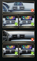 Wireless CarPlay Android Auto Screen for BMW 1 Series 2004-2012