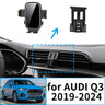 Screen Mount Wireless Phone Charger for Audi Q3 2019–2024