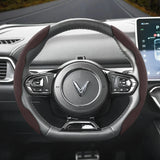 Segmented Suede Steering Cover for Vinfast Models