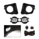 LED Fog Light Kit with DRL for Toyota Tundra 2014-2021 Car Interior Accessory MAGIC COLORM LED White