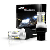 T20 7443 LED Turn Signal Bulbs for Universal Cars Car Interior Accessory iJDM YELLOW