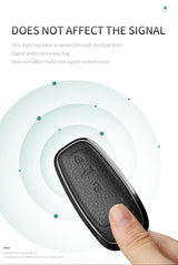 360 Degree Protection Metal Goatskin Car Key Case Cover For Audi A6 A7 A8 B9 A5 A4 8S 8W Q5 Q7 4M S5 S7 TT cars accessories
