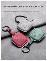 Car Key Cover For Zeekr 001 Leather Car Key protective cover For Zeekr 001 X 2021 2022 2023