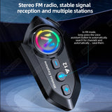 Waterproof Helmet Bluetooth Headset for Motorcycle Riding