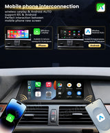 Snapdragon Wireless CarPlay Radio for BMW X5 X6 2007–2013