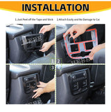 Rear Center Panel Trim for Chevy GMC 2007-13 SUV Car Interior Accessory HEBE