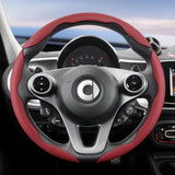 Smart Breathable Faux Leather Steering Wheel Cover