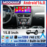 15.8-Inch Android 14 Multimedia Head Unit for Audi A4 A5 Android Head Unit Aotsr