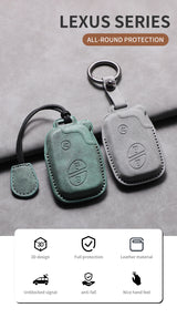 Leather Car Remote Key Case Cover for Lexus CT200H GX400 GX460 IS250 IS300C RX270 450h 460h ES240 ES350 LS460 GS300 Car Key C