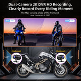 5Inch Waterproof Motorcycle Monitor with CarPlay & DVR Android Head Unit AKAMATE