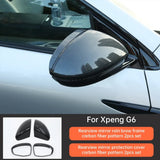 For Xpeng G6 2023 2024 Carbon Fibre Rearview Mirror Decorative Strip