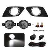 Chrome Cover Fog Light DRL for Nissan X-Trail 2014 LED Ambient Light MAGIC COLORM WHITE LED BULB
