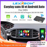 Wireless CarPlay Android Auto Module for Peugeot Citroën SMEG CarPlay Retrofit Module LEXXSON