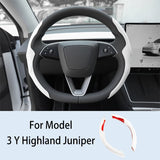 For Tesla Model 3 Y Highland Juniper Car Steering Wheel Cover Steering Wheel Accessory OEM type1
