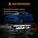 Full LED Projector Headlights S650 Style Mustang Car Interior Accessory VLAND