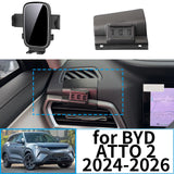 Wireless Fast Charging Phone Holder for BYD Yuan UP 2024–2026 Car Phone Holder CATUSIKI
