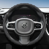 Breathable Wave Leather Steering Cover for Volvo