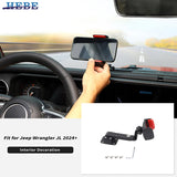 Center Console Phone Holder for Jeep Wrangler JL 2024 Car Interior Accessory HEBE