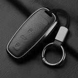 360 Degree Protection Metal Goatskin Car Key Case Cover For Audi A6 A7 A8 B9 A5 A4 8S 8W Q5 Q7 4M S5 S7 TT cars accessories