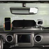 Center Console Storage with Stand for Jeep Wrangler JL 2018-2023