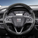 Carbon Fiber Steering Wheel Cover with Quick-Release for Buick Encore GX