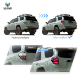 LED Tail Lights Sequential Signal Toyota 4Runner 10-24 Car Interior Accessory Vland