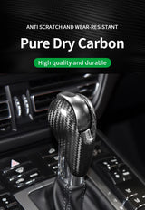 Carbon Fiber Gear Shift Knob for Porsche Macan 2018-2021 Car Interior Accessory GMUNI
