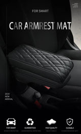 Leather Console Armrest Mat Seat for Smart Fortwo 451 Car Interior Accessory GMUNI