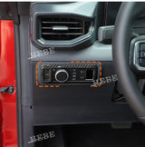 Interior Trim Cover ABS Alloy for Ford Mustang 2024