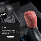 Car Silicone Gear Shift Knob Cover For Corolla / Camry / Avalon Anti-Slip Lever Shifter Boot Interior Premium Tuning Accessories