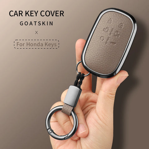 Alloy Goatskin Key Case for Honda Stepwgn Odyssey Car Interior Accessory OEM
