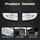 LED DRL Headlight with Turn Signal for Mitsubishi Lancer Car Interior Accessory MAGIC COLORM
