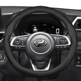 Ultra-Thin Breathable Cover for Perodua Myvi Axia Car Interior Accessory Hocasen Punch Style Black