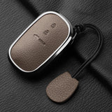 Aluminum Alloy Goatskin Car Key Case Cover for Honda Civic 11th 2022