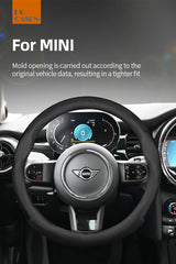 Mini Ultra-Thin Breathable Leather Wheel Cover Car Interior Accessory Hocasen
