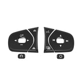 Steering Wheel Sequin Trim for Volvo S90 XC60 V90 S60 Car Interior Accessory LINGLUYANG 6pcs black s60 2020-2025