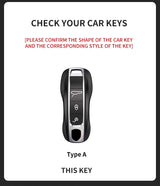 Suede Car Key Case Cover for Porsche Cars Car Key Case OEM